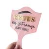 XFYSDIY Personalised Lash Tech Photo Prop Social Media Content Photography Eyelash Logo Handmade Acrylic Personalised Small Business Customised Unique Trending(Black) view 3