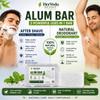 HerVeda Alum Block - 3.7oz Aftershave Solution for Razor Burn Relief | Alum Block in Travel Friendly Plastic Case, Aftershave for Men, 100% Potassium Alum Stone for Shaving, Helps Fight Razor Burn view 2