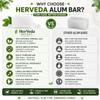 HerVeda Alum Block - 3.7oz Aftershave Solution for Razor Burn Relief | Alum Block in Travel Friendly Plastic Case, Aftershave for Men, 100% Potassium Alum Stone for Shaving, Helps Fight Razor Burn view 4