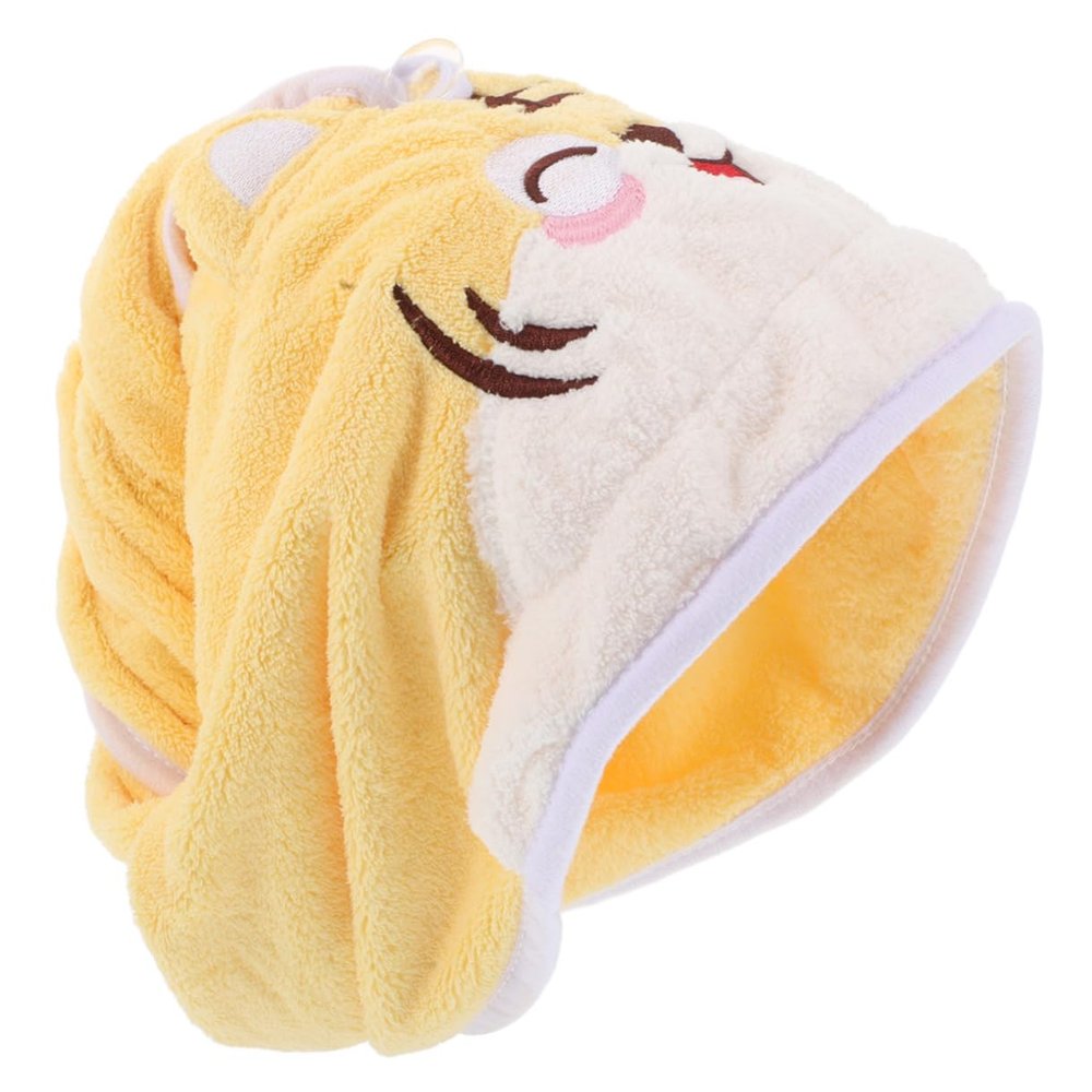 Gogogmee Quick Dry Head Towels for Wet Hair Absorbent Coral Fleece Hair Cap Bath Head Wrap Towel Women's Hair Drying Cap Pool Sink Hair Wrap