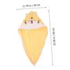 Gogogmee Quick Dry Head Towels for Wet Hair Absorbent Coral Fleece Hair Cap Bath Head Wrap Towel Women's Hair Drying Cap Pool Sink Hair Wrap view 2