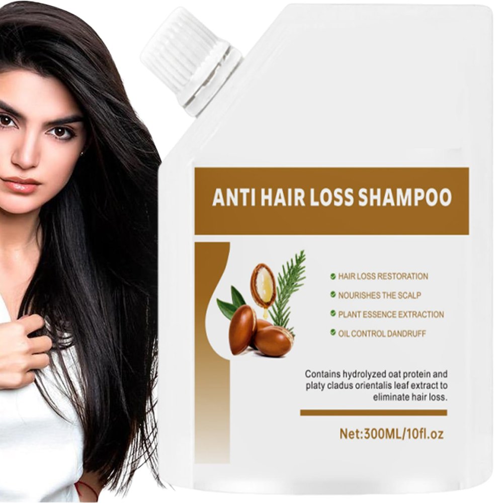 300ml Anti Hair Loss Shampoo,Anti-Hair Fall Promote Hair Growth,Rich in Various Plant Extracts,Volumizing and Moisturizing For All Types (1pc)