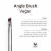 Sandstone Scandinavia Eyeliner Makeup Brush - Professional Vegan Ultra Soft Bristles - Cruelty Free Premium Quality for All Skin Types view 3