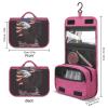 QMNALP Makeup Bag Travel Hanging Toiletry Bag for Women Mens Toiletry Bags for Women Personalized Waterproof Portable USA Patriotic Eagle Printed Cosmetic Bag view 2