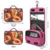 QMNALP Makeup Bag Travel Hanging Toiletry Bag for Women Mens Toiletry Bags for Women Personalized Waterproof Portable Sliced Peaches Printed Cosmetic Bag view 2