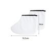 OIIBWQ 4xParaffin Gloves Booties Treatment Mitts Mittens White Foot Cover view 4
