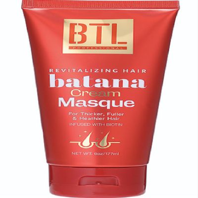 BTL Batana Cream Hair Masque | For Thicker, Fuller, & Healthier Hair | Infused with Biotin | 6oz