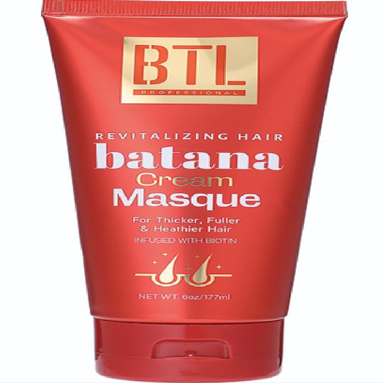 BTL Batana Cream Hair Masque | For Thicker, Fuller, & Healthier Hair | Infused with Biotin | 6oz