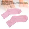 4 Pack Gel Athletic Socks, Moisturizing Gel Wrap Mid Calf Solid Color Elastic Soft Socks for Sleeping for Daily Use, Air Dry Reusable (#2) view 2