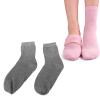 4 Pack Gel Athletic Socks, Moisturizing Gel Wrap Mid Calf Solid Color Elastic Soft Socks for Sleeping for Daily Use, Air Dry Reusable (#4) view 1