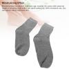 4 Pack Gel Athletic Socks, Moisturizing Gel Wrap Mid Calf Solid Color Elastic Soft Socks for Sleeping for Daily Use, Air Dry Reusable (#4) view 3