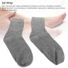4 Pack Gel Athletic Socks, Moisturizing Gel Wrap Mid Calf Solid Color Elastic Soft Socks for Sleeping for Daily Use, Air Dry Reusable (#4) view 4