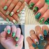 8Sheets St. Patrick's Day Nail Stickers for Nail Art 3D Shamrock Nail Art Stickers Self Adhesive Four Leaf Clover Nail Decals Irish Spring Nail Art Design Stickers for Women Girls DIY Nail Decoration view 4