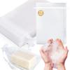 10 Mesh Soap Bags for Soap Bars - RAQEHO 4"X6" Hanging Dry Organza Bags Bar Soap Pouch Saver Bag Sock Bar Scrubber Pouch Exfoliating Foaming Net Mesh Exfoliating Net Shower Washing Body Gift Packaging view 1