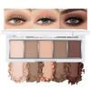 5 Colors Matte Eyeshadow Makeup Palette,Nude Pink Light Dark Brown Taupe Natural Neutral Eye Shadow Palette,Long Lasting Waterproof Naturing-Looking Women Girls Eye Shadow view 1