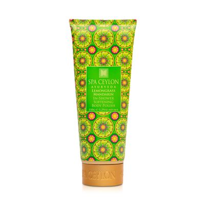SPA CEYLON Lemongrass Mandarin In-Shower Softening Body Polish | Vegetarian | Paraben-Free | Gentle Body Scrub for Moisturizing and Gently Exfoliating |150g