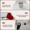 AGFKXO Electric Back Scrubber for Shower, Shower Back Scrubber Wall Mounted 360 Automatic Rota-Tion, Electric Back Scrubber for Shower Wall 3 Speed Adjustment, Electric Body Scrubber view 4