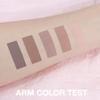 5 Colors Matte Eyeshadow Makeup Palette,Nude Dark Brown Taupe Black Natural Neutral Eye Shadow Palette,Long Lasting Waterproof Naturing-Looking Women Girls Eye Shadow view 3
