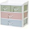 5sssallefaa Makeup Storage Box Great Capacity Cosmetic Organizer Multi-Layer Handles Drawer for Bathroom Bedroom Dressing Table Cosmetic Storage Box (Size : 2Layer) Fengong (Size : 3Layer) (3Layer) view 1