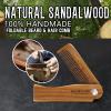 Beard Straightener for Men  5-Temp Heated Brush with Anti-Scald Tech  Grooming Kit with Sandalwood Comb, Balm, Oil & Scissors  Gifts for Fathers Day, Anniversary & Birthdays view 4