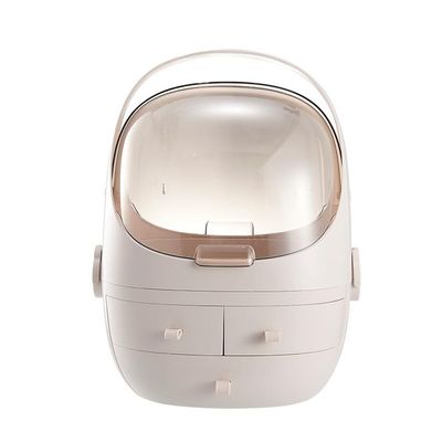 5sssallefaa Make Up Bag Fashion Creative Portable Multifunctional Cosmetic Box Makeup Storage Box Women's Cosmetic Box Jewelry Box Perfume Organizer(A,Medium) (A Medium)