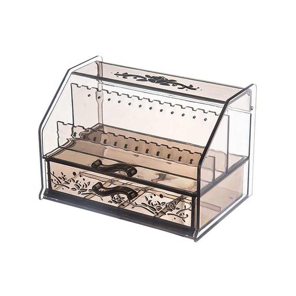 5sssallefaa Big Deal Acrylic Drawer Cosmetics Storage Box Transparent Plastic Box Lipstick Display Stand Makeup Organizer (Color : E) (D)