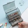 5sssallefaa Big Deal Acrylic Drawer Cosmetics Storage Box Transparent Plastic Box Lipstick Display Stand Makeup Organizer (Color : E) (D) view 3