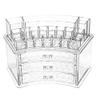 5sssallefaa Bathroom countertop Dressing Table Makeup Storage Makeup Organizer Cosmetic Jewelry Storage Case Display Great for Bathroom Dresser Vanity Countertop Acrylic view 3