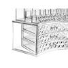 5sssallefaa Bathroom countertop Dressing Table Makeup Storage Makeup Organizer Cosmetic Jewelry Storage Case Display Great for Bathroom Dresser Vanity Countertop Acrylic view 4