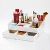 5sssallefaa White Beauty Multifunction Makeup Jewelry Organizer Cosmetic Accessories Cosmetic Storage Box - 11.8 X 7.5 X 4.7 Inches Fengong view 1