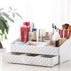 5sssallefaa White Beauty Multifunction Makeup Jewelry Organizer Cosmetic Accessories Cosmetic Storage Box - 11.8 X 7.5 X 4.7 Inches Fengong view 4