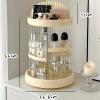 360 Rotating Makeup Organizer, Large Capacity Cosmetics Organizer, Vanity Beauty Skincare Storage Display Case with Multi-Layer And Detachable Shelves for Bedroom Dresser,Gift for Girl Women view 2