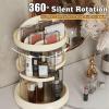 360 Rotating Makeup Organizer, Large Capacity Cosmetics Organizer, Vanity Beauty Skincare Storage Display Case with Multi-Layer And Detachable Shelves for Bedroom Dresser,Gift for Girl Women view 3
