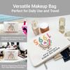 30th Birthday Gifts Women, Travel Makeup Bag, Linen Cotton Cosmetic Bags for Women, Funny Toiletry Bag, 30 Year Old Birthday Gifts Ideas for Her, Mom, Wife, Sister, Mothers Day, 1995 Anniversary Gifts (1995 Year) view 3