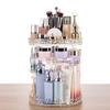 5sssallefaa Bathroom countertop Dressing Table Makeup Storage Makeup Organizer 360-Degree Rotating Adjustable Multi-Function Cosmetic Storage Transparent Acrylic view 3