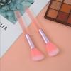 7-Piece Face Makeup Brush Set, Powder Eyeshadow Brush Soft Synthetic Bristles for Face & Eye Makeup with 2 Sponges (Pink) view 4