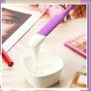 Patelai Non Stick Wax Spatulas Silicone Waxing Sticks Waxing Applicator Hair Removal Large Reusable Scraper Large Area Hard Wax Sticks for Home Salon Body Use Mixing Resin(Purple) view 3