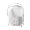 5sssallefaa Fashion Acrylic Cosmetic Box Transparent Makeup Jewelry Drawer Home Storage Boxs Multifunctional Travel Cosmetic Organizer (Color : White) view 1