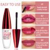 Charm Kiss Peel Off Lip Stain Lip Tint,Waterproof Long-Lasting Tear-off Lip Gloss,Peel Reveal Lip Stain,Peel Off Tattoo Lipsticks,Nonstick Cup Lip Gloss, Tattoo Magic Color Lip Set(4#) view 3