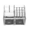 5sssallefaa Bathroom countertop Dressing Table Makeup Storage Makeup Organizer with 2 Drawers Jewelry and Cosmetic Storage Display Box 2 Pieces Acrylic 23.715.518.5CM view 1