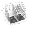 5sssallefaa Bathroom countertop Dressing Table Makeup Storage Makeup Organizer with 2 Drawers Jewelry and Cosmetic Storage Display Box 2 Pieces Acrylic 23.715.518.5CM view 3