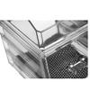 5sssallefaa Bathroom countertop Dressing Table Makeup Storage Makeup Organizer with 2 Drawers Jewelry and Cosmetic Storage Display Box 2 Pieces Acrylic 23.715.518.5CM view 4