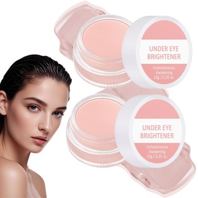 Under Eye Brightener, Under Eye Concealer Color Corrector for Dark Circles, Colored Clay Undereye Corrector, Color Correcting Under Eye Makeup, Conceal & Brighten (2PC, 1)