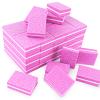 50Pcs Pink Sponge Nail Buffers,100/180 Grit Mini Nail Files,Mini Buffer Block Nail File for Acrylic & Natural Nails,Double-Sided Buffing Blocks for Manicure & Pedicure, Salon & Home Use view 1