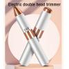 Heayzoki 2 in 1 Hair Remover and Eyebrow Trimmer, Eyebrow Trimmer, Rechargeable Eyebrow Hair Remover, Electric Hair Removal Device view 2