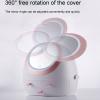 TYYMSMK Cosmetics Storage BoxSeparate Design at The Top of The Base, Touch LED Multi-Level Dimming, USB Charging Lasting, Comfortable and Portable, 360 Rotation view 2