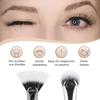 2pcs Multifunctional Folding Angle Scalloped Lash Brush For Women Girls, Compact Home Salon Comb, Separator Eyelash Brush, Angled Fan Shaped Eyelash(Fiber brush) view 4