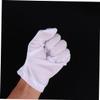HYTROVE 12pairs Moisturizing Etiquette Gloves Elastic Polyester Protective Barrier for Jewelry Inspection Gardening and Manual Work Comfortable Easy to view 2