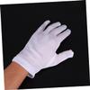 HYTROVE 12pairs Moisturizing Etiquette Gloves Elastic Polyester Protective Barrier for Jewelry Inspection Gardening and Manual Work Comfortable Easy to view 3