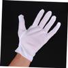 HYTROVE 12pairs Moisturizing Etiquette Gloves Elastic Polyester Protective Barrier for Jewelry Inspection Gardening and Manual Work Comfortable Easy to view 4